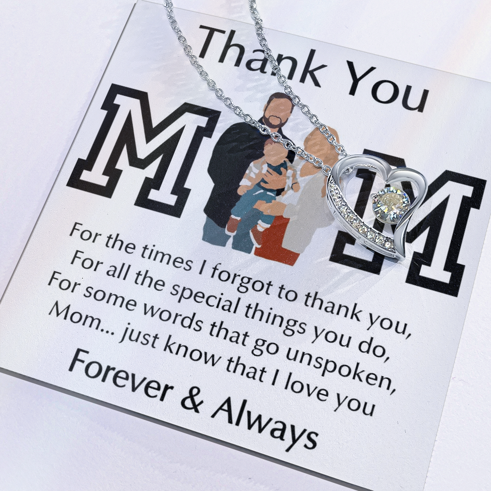 Thank You Mom Forever Love Necklace