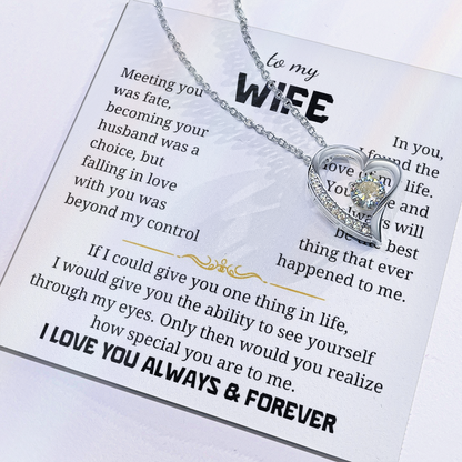 To My Wife  Forever Love Necklace
