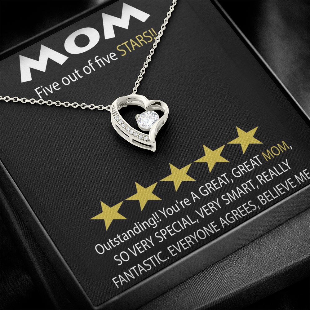 Mom 5 Stars Forever Love Necklace