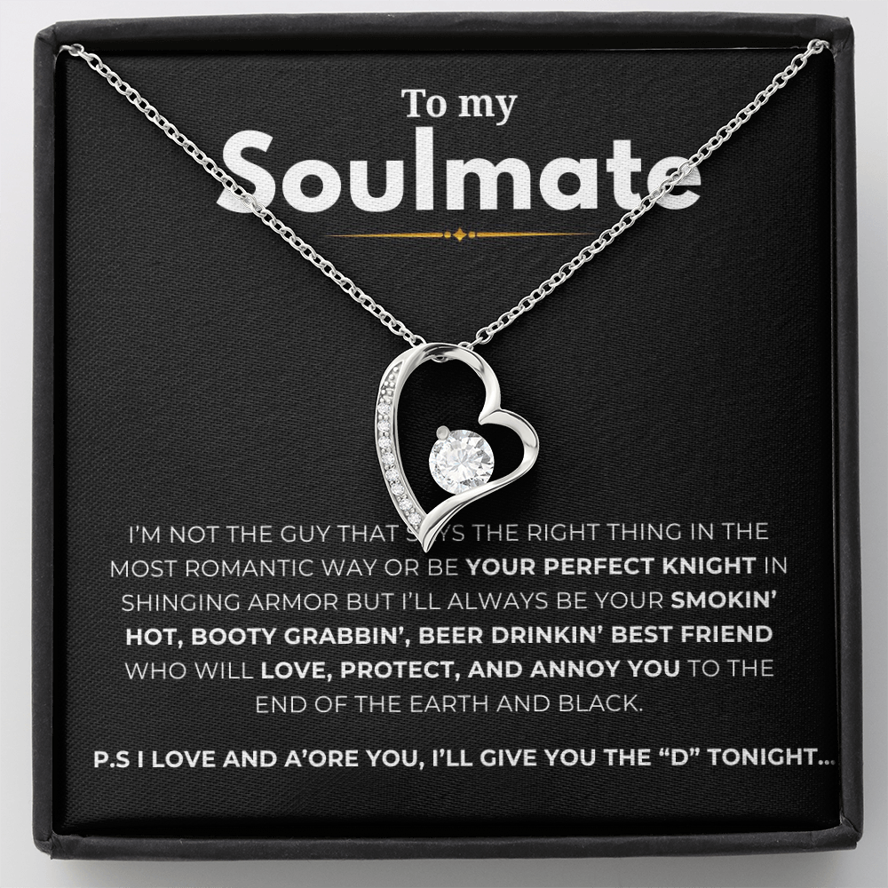 To My Soulmate Forever Love Necklace