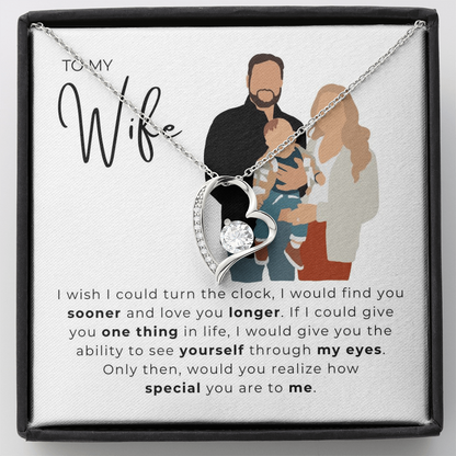 To My Wife  Forever Love Necklace