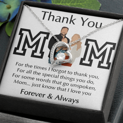 Thank You Mom Forever Love Necklace