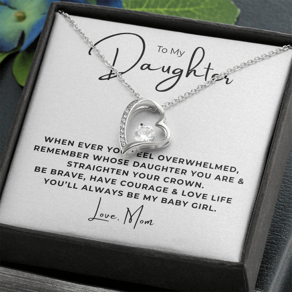 To My Daughter  Forever Love Necklace