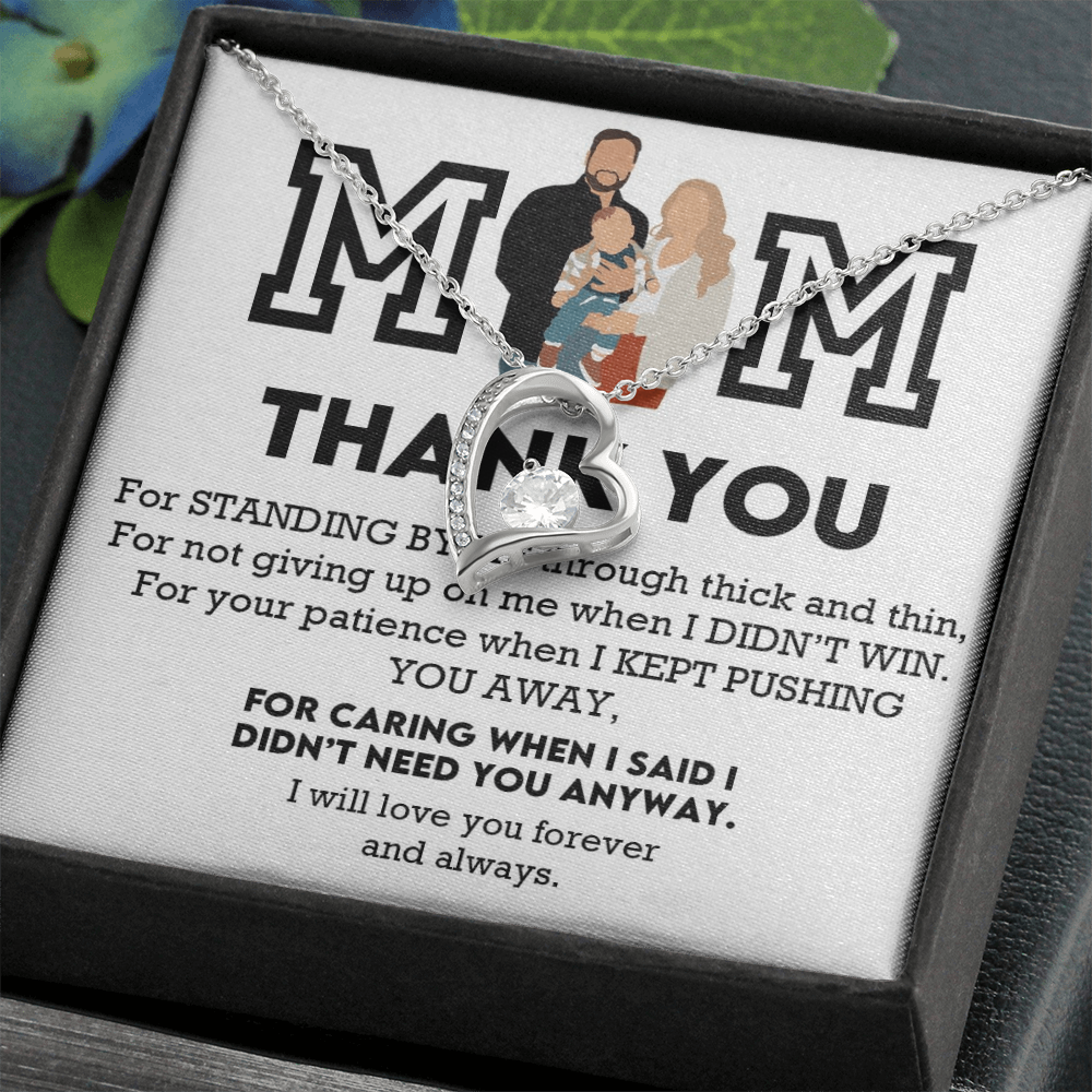 Mom Thank You Forever Love Necklace