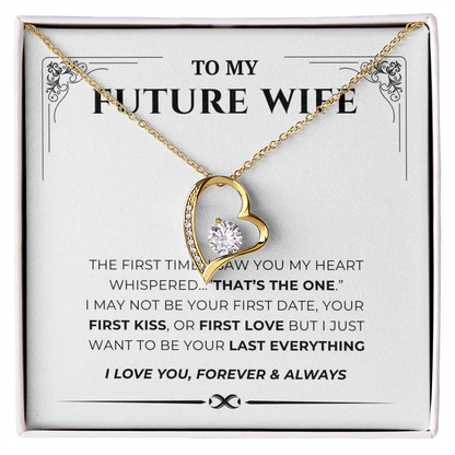 To My Future Wife Forever Love Necklace
