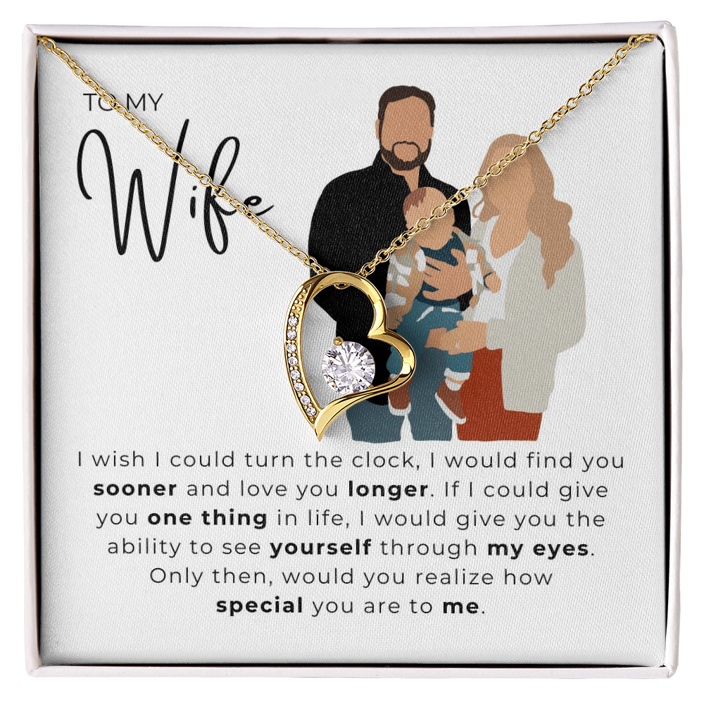 To My Wife  Forever Love Necklace