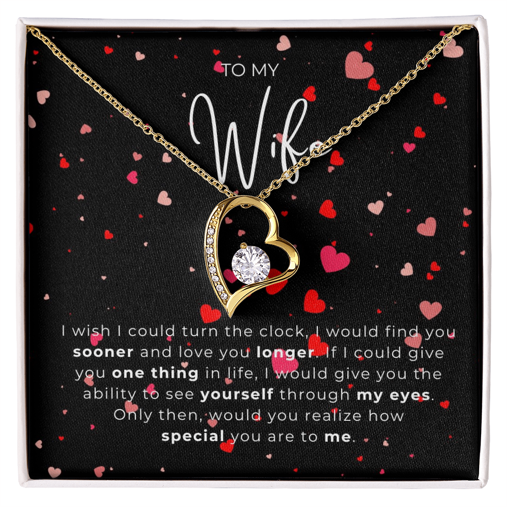 To My Wife  Forever Love Necklace