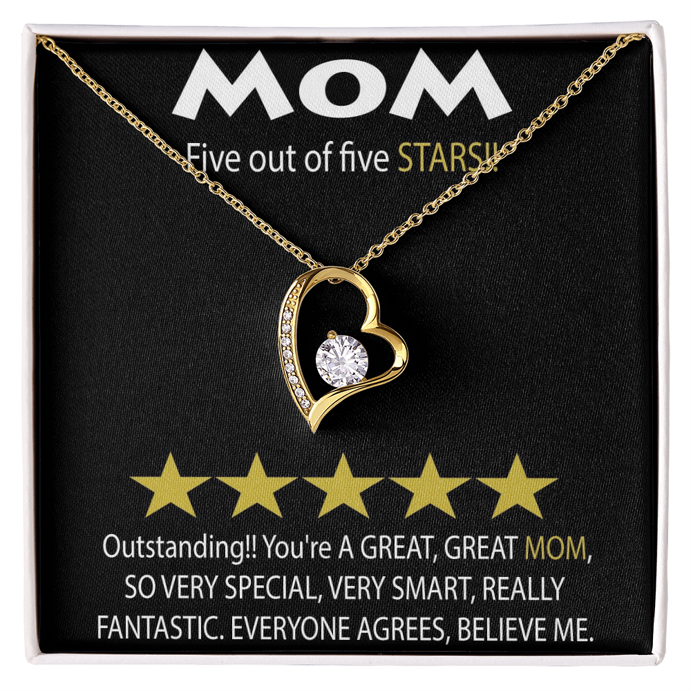 Mom 5 Stars Forever Love Necklace