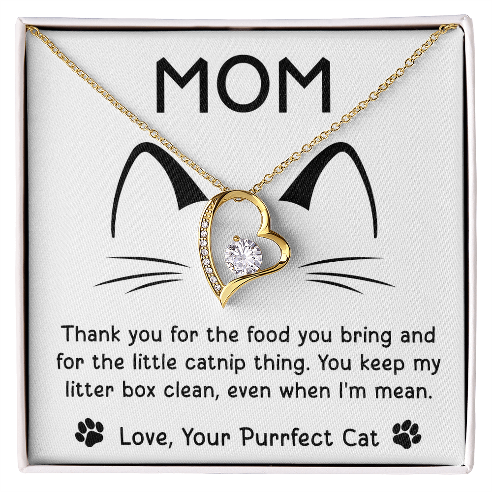 Purffect Cat Forever Love Necklace