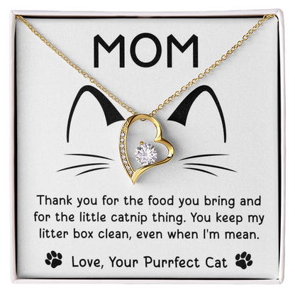 Purffect Cat Forever Love Necklace