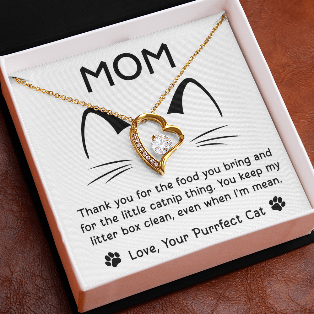 Purffect Cat Forever Love Necklace