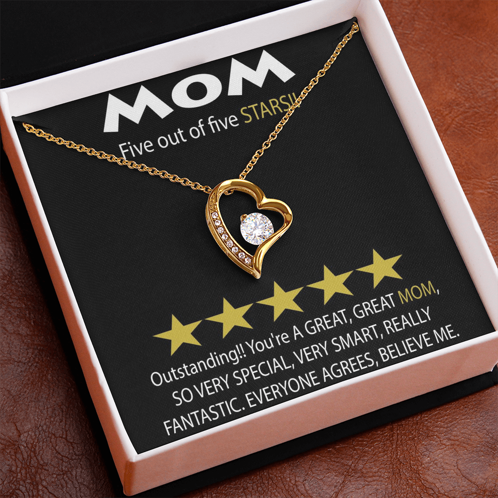 Mom 5 Stars Forever Love Necklace