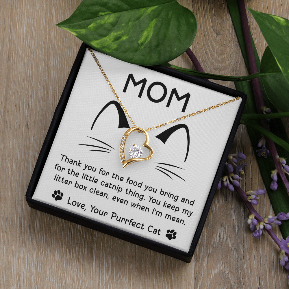 Purffect Cat Forever Love Necklace