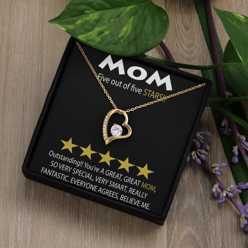 Mom 5 Stars Forever Love Necklace