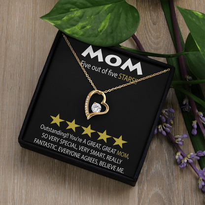 Mom 5 Stars Forever Love Necklace