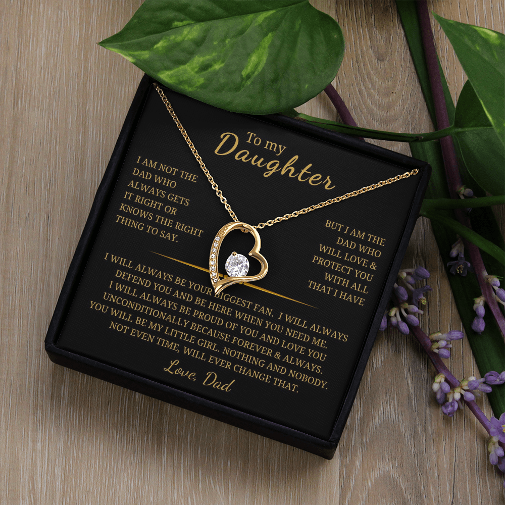 To My Daughter  Forever Love Necklace