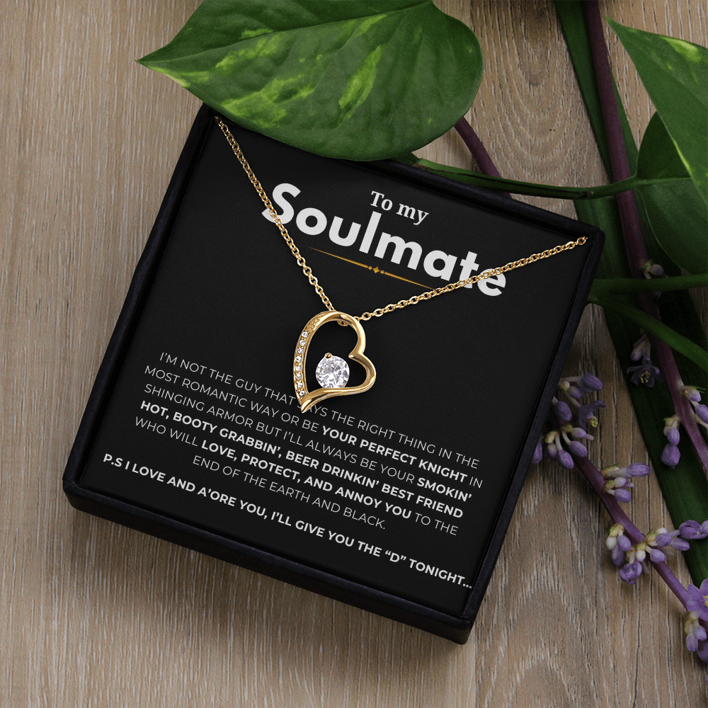 To My Soulmate Forever Love Necklace