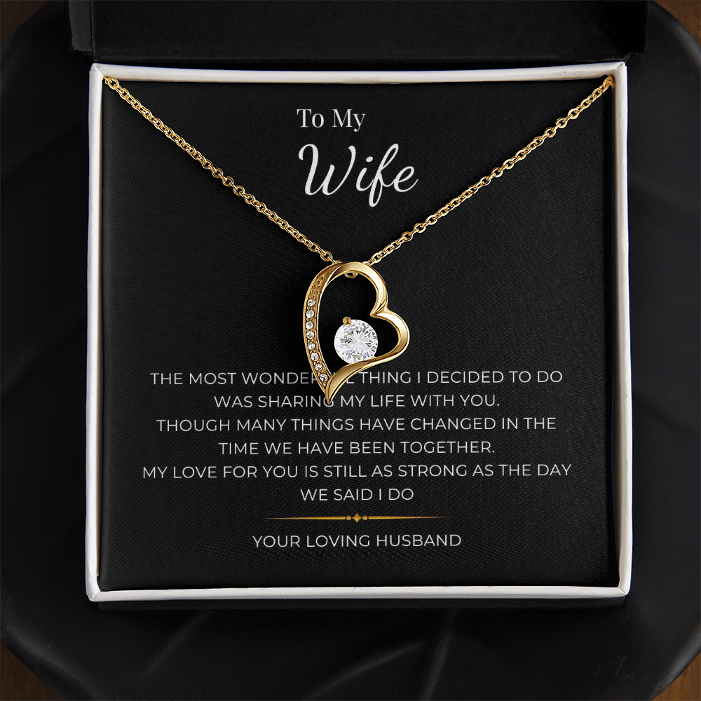 To My Wife  Forever Love Necklace