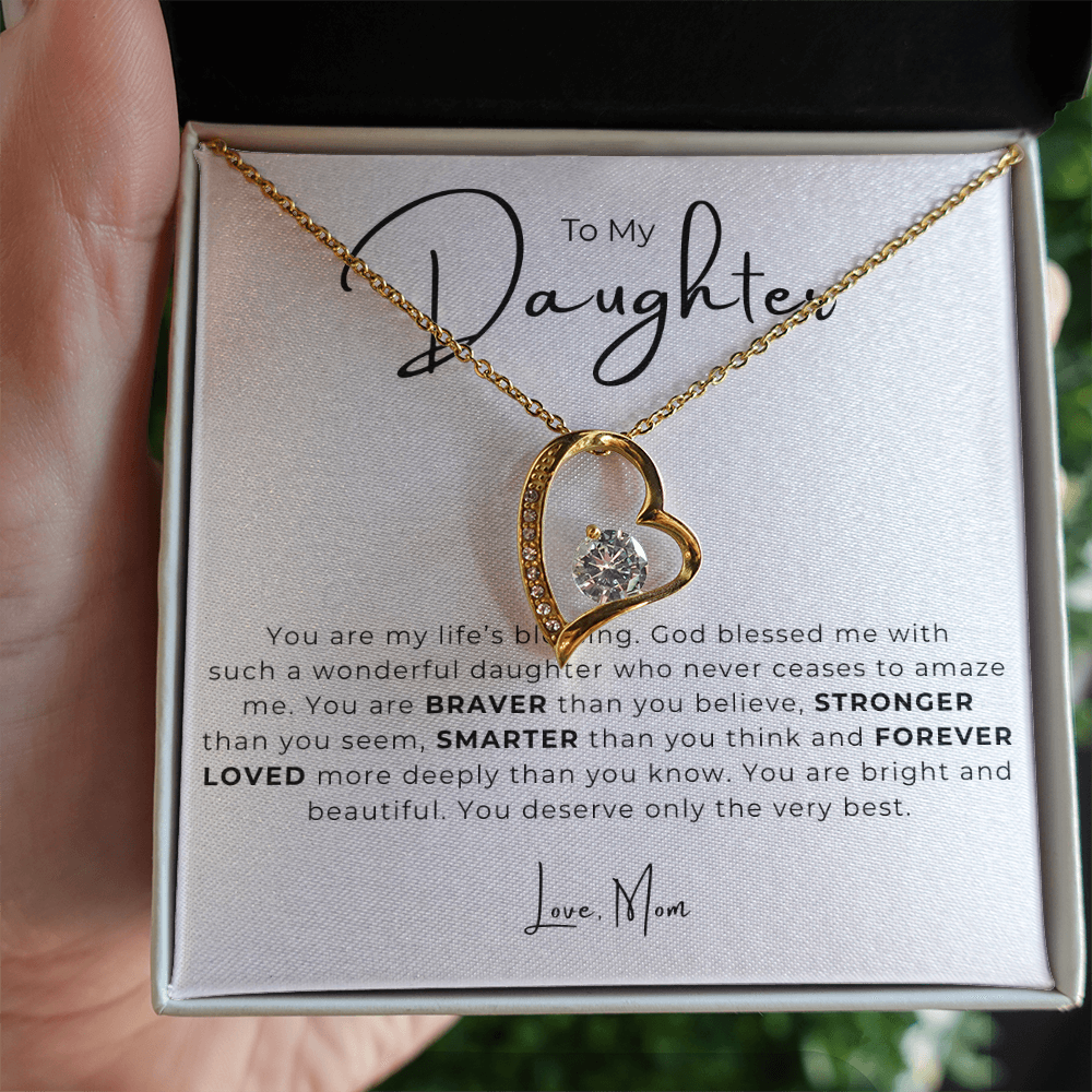 To My Daughter  Forever Love Necklace
