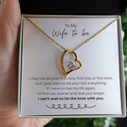 To My Wife To Be Forever Love Necklace