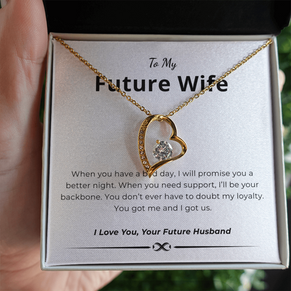 To My Future Wife Forever Love Necklace