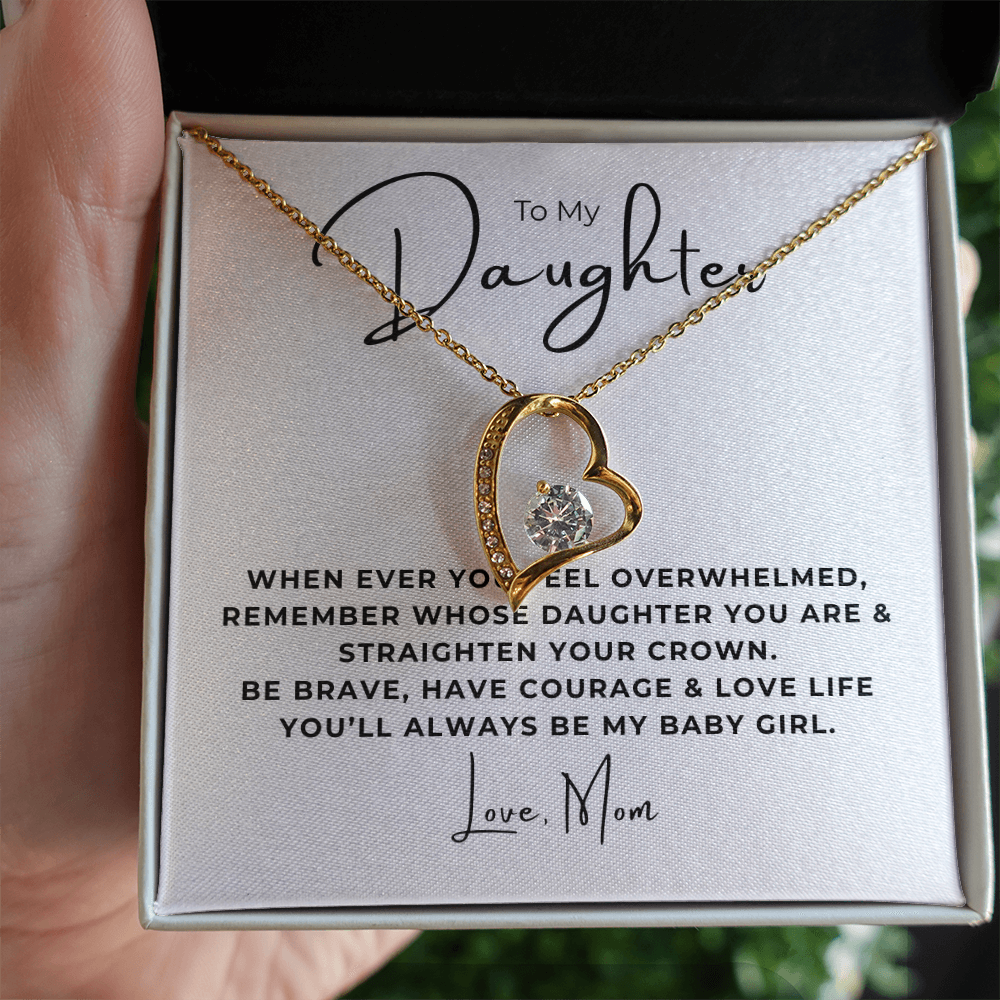 To My Daughter  Forever Love Necklace