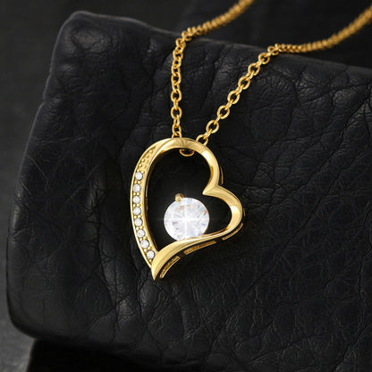 To My Man Forever Love Necklace