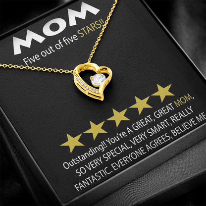 Mom 5 Stars Forever Love Necklace