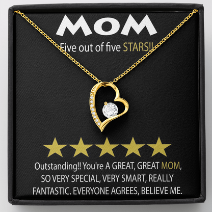 Mom 5 Stars Forever Love Necklace