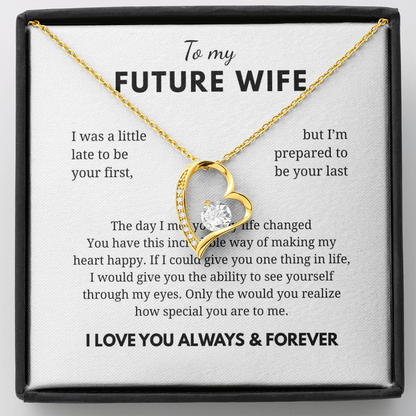 To My Future Wife Forever Love Necklace