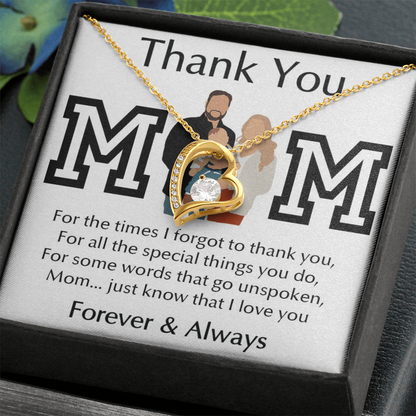 Thank You Mom Forever Love Necklace
