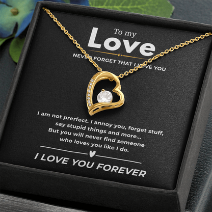 To My Love  Forever Love Necklace