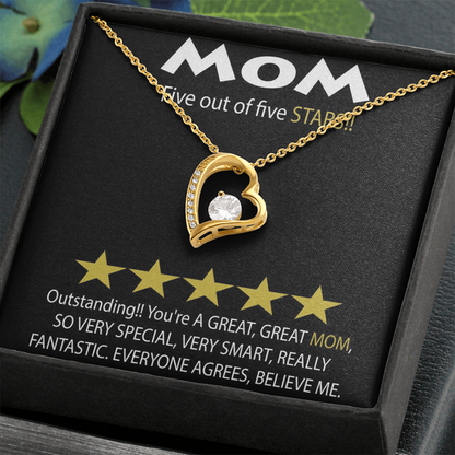 Mom 5 Stars Forever Love Necklace