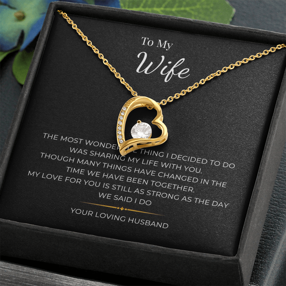 To My Wife  Forever Love Necklace