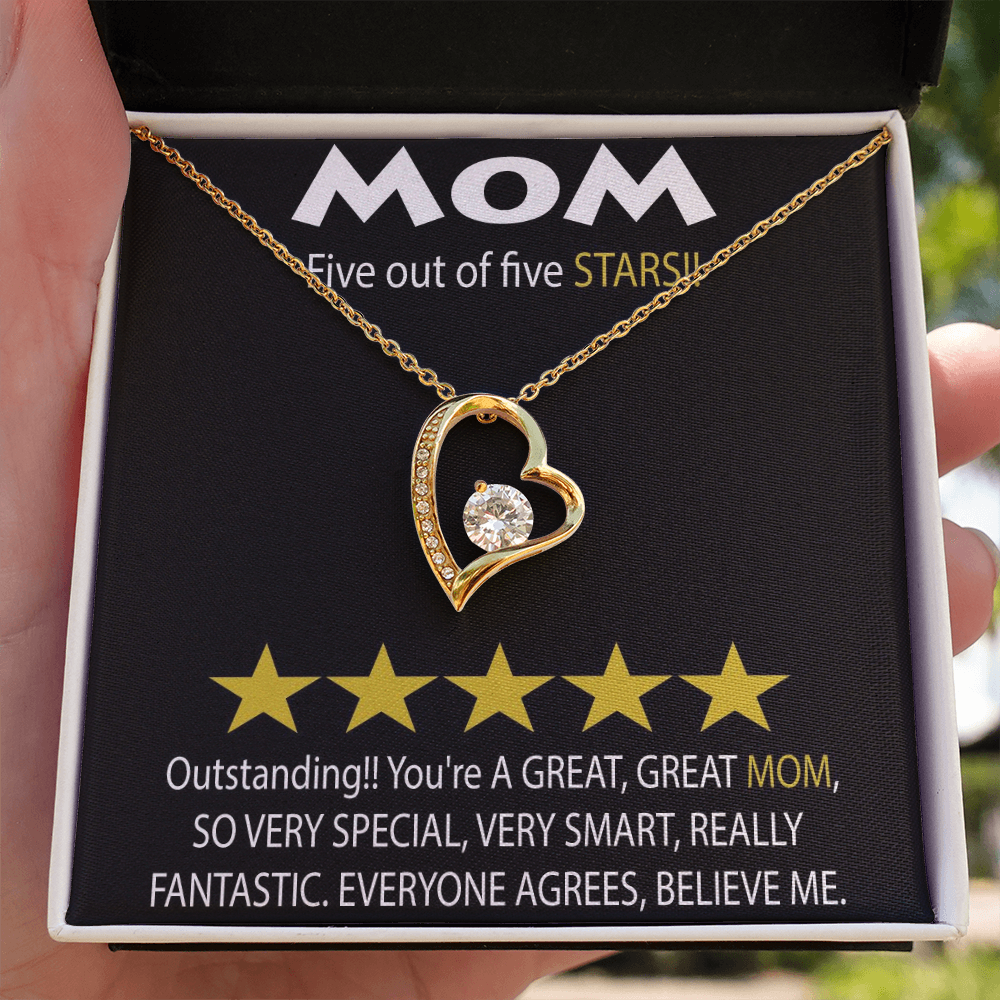 Mom 5 Stars Forever Love Necklace