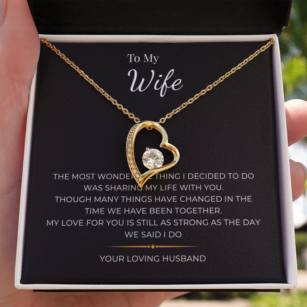 To My Wife  Forever Love Necklace