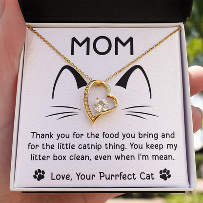 Purffect Cat Forever Love Necklace