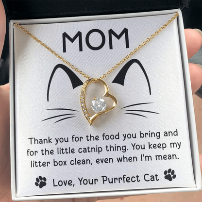 Purffect Cat Forever Love Necklace
