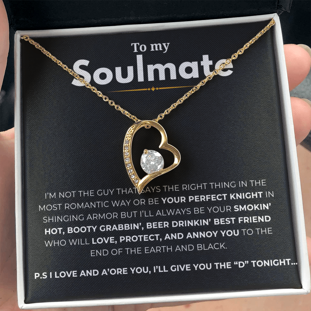 To My Soulmate Forever Love Necklace