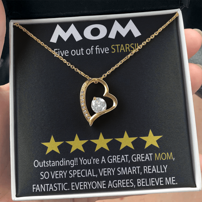 Mom 5 Stars Forever Love Necklace