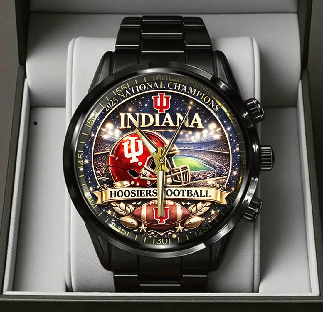 Personalized Indiana Hoosiers Football Watch