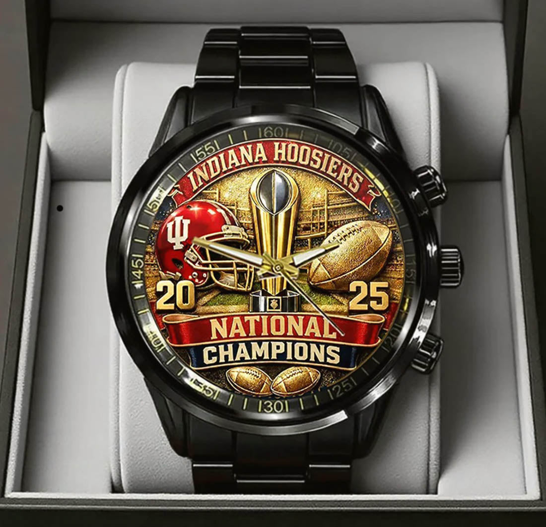 Personalized Indiana Hoosiers Football Watch