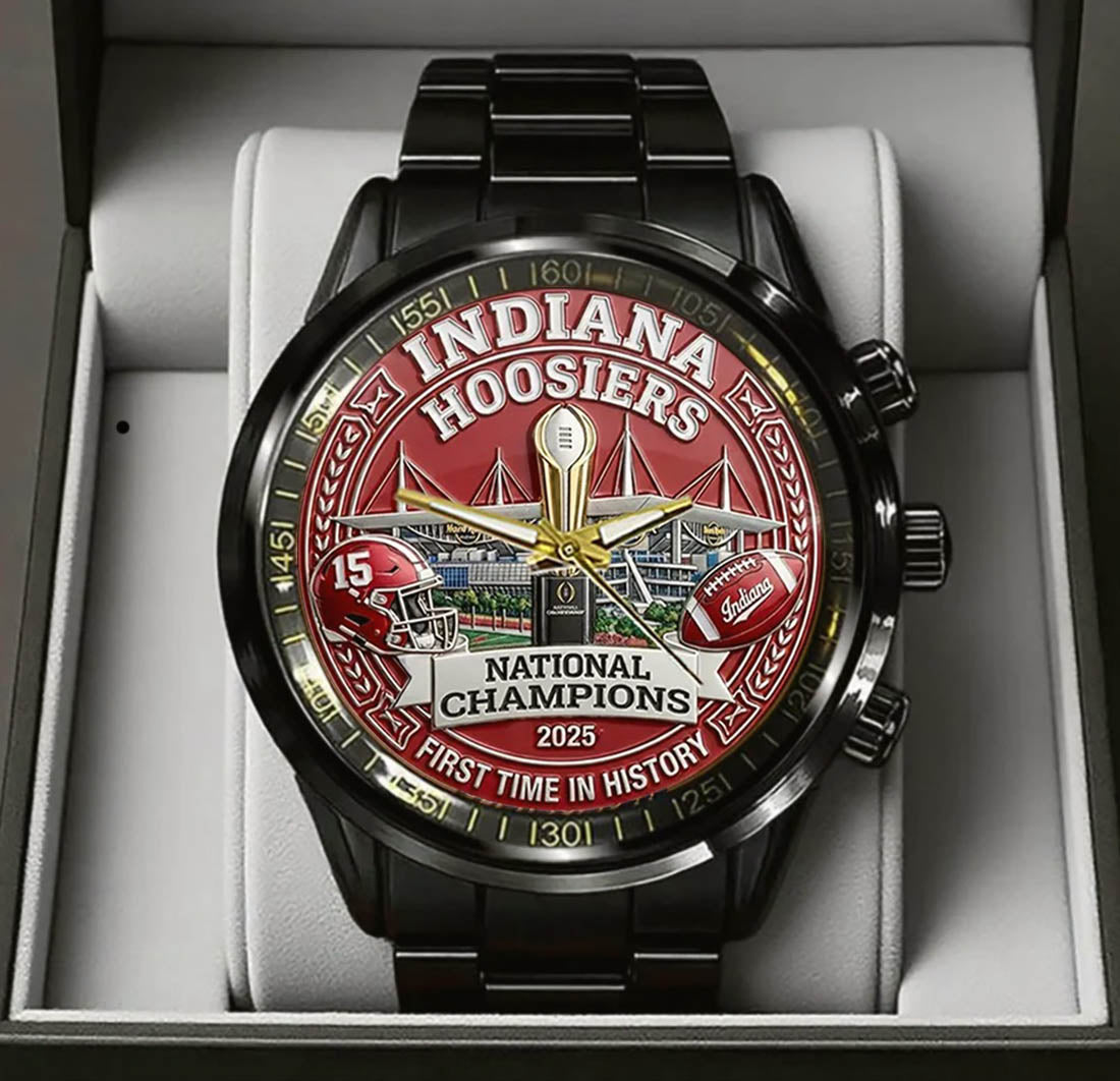 Personalized Indiana Hoosiers Football Watch