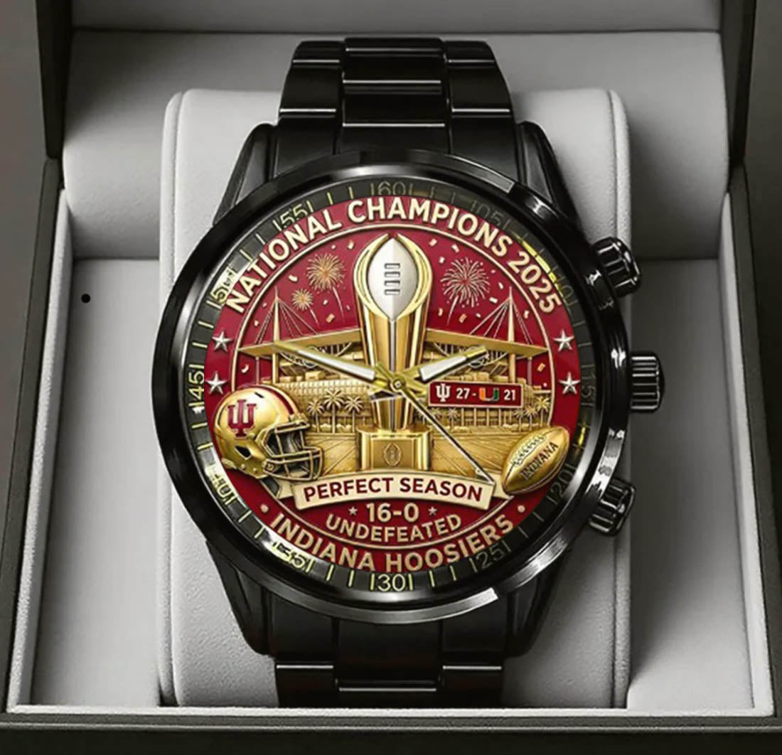 Personalized Indiana Hoosiers Football Watch