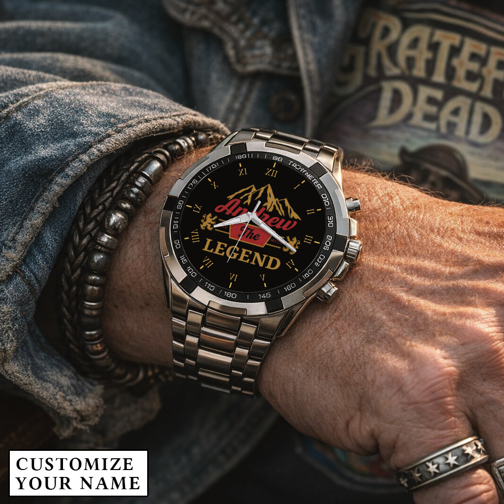 Personalized Father's Day The Legend Watch