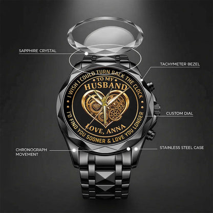 Personalized Anniversity Husband Love Watch