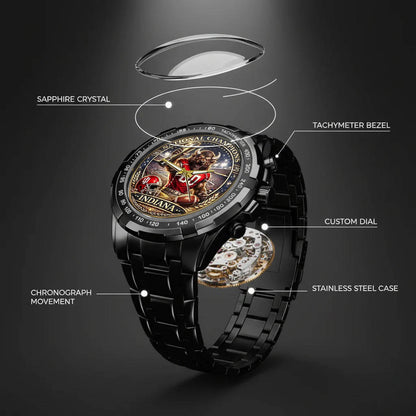 Personalized Indiana Hoosiers Football Watch