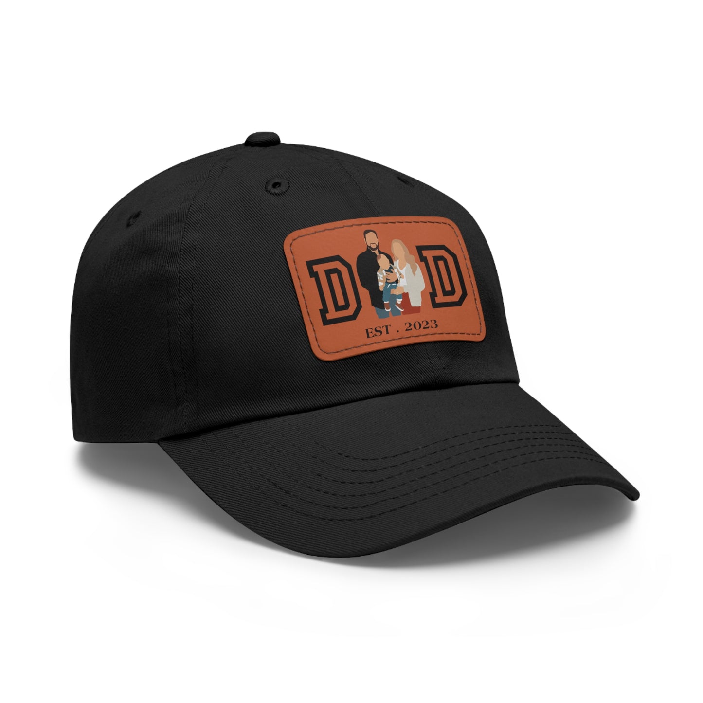 Custom DAD EST Hat with Leather Patch
