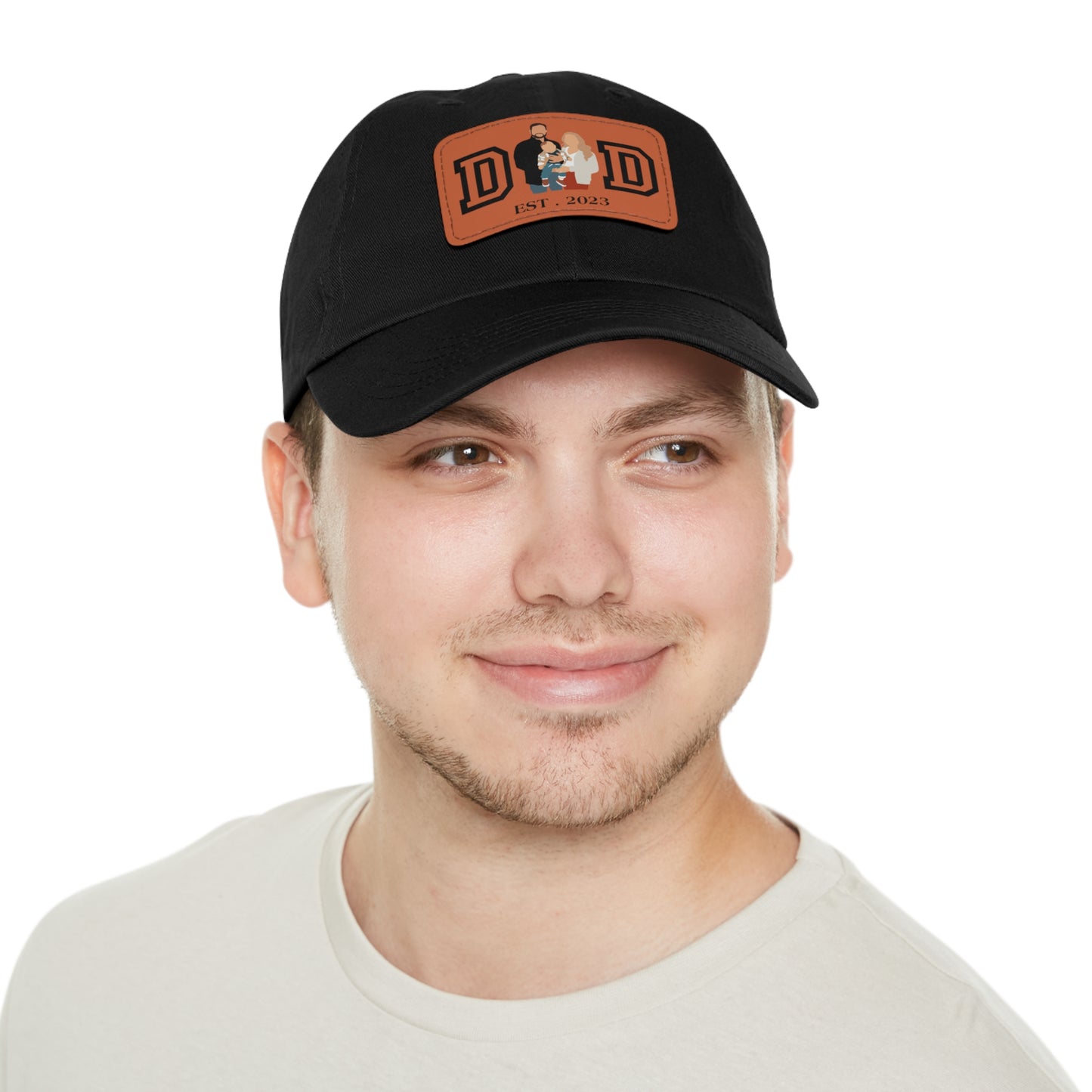 Custom DAD EST Hat with Leather Patch