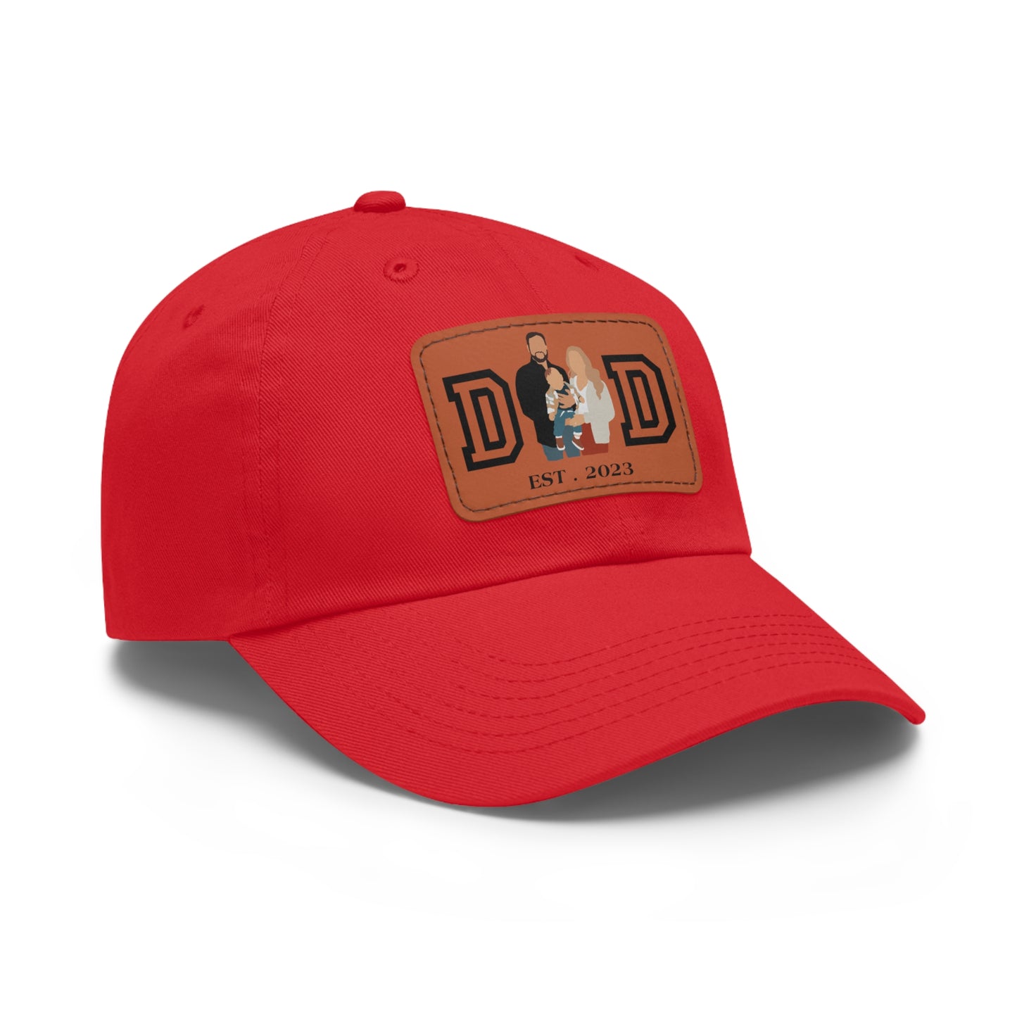 Custom DAD EST Hat with Leather Patch